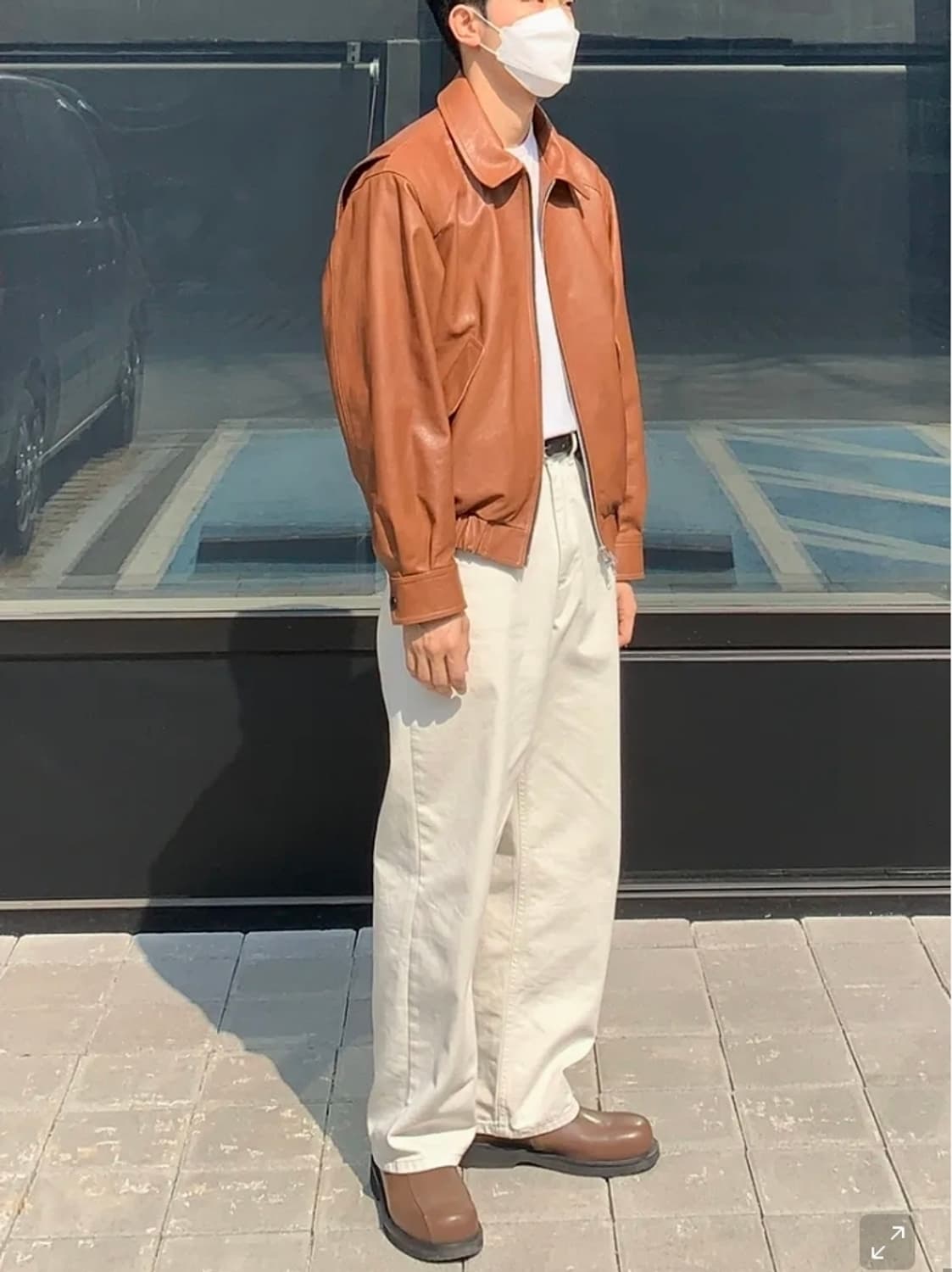 도프제이슨 램스킨 가죽 자켓 XL 상품이미지3