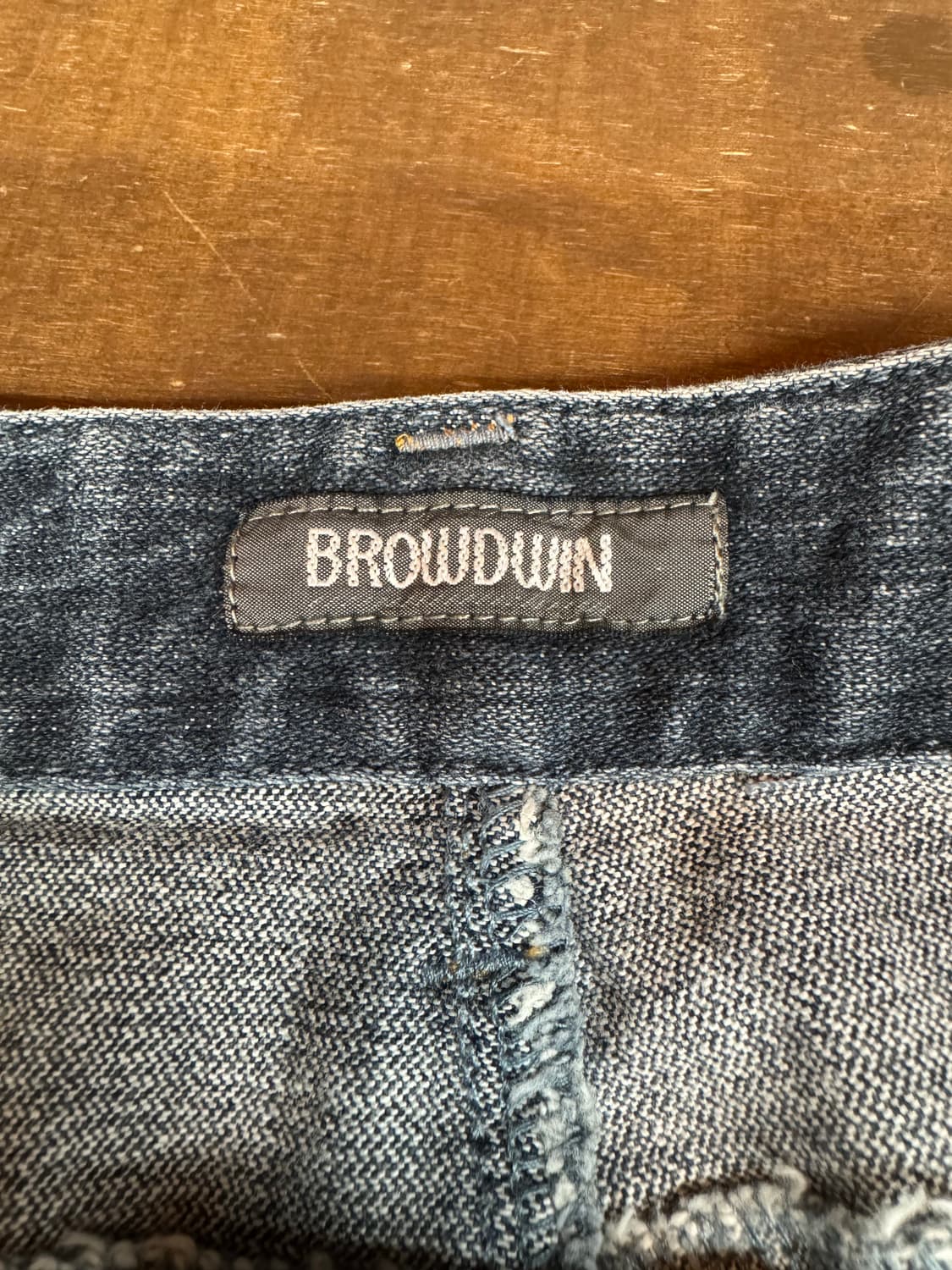 BROWDWIN 빈티지 여자 데님팬츠 상품이미지5