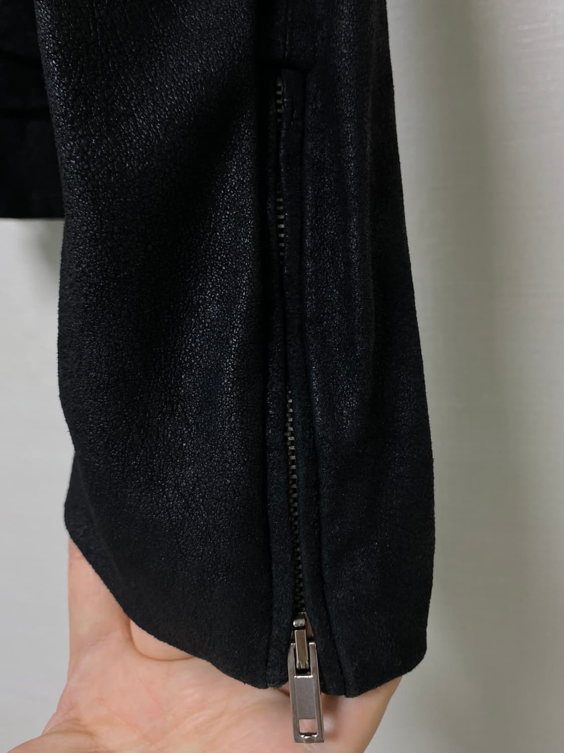 Rick Owens LEATHER BIKER JACKET 상품이미지5