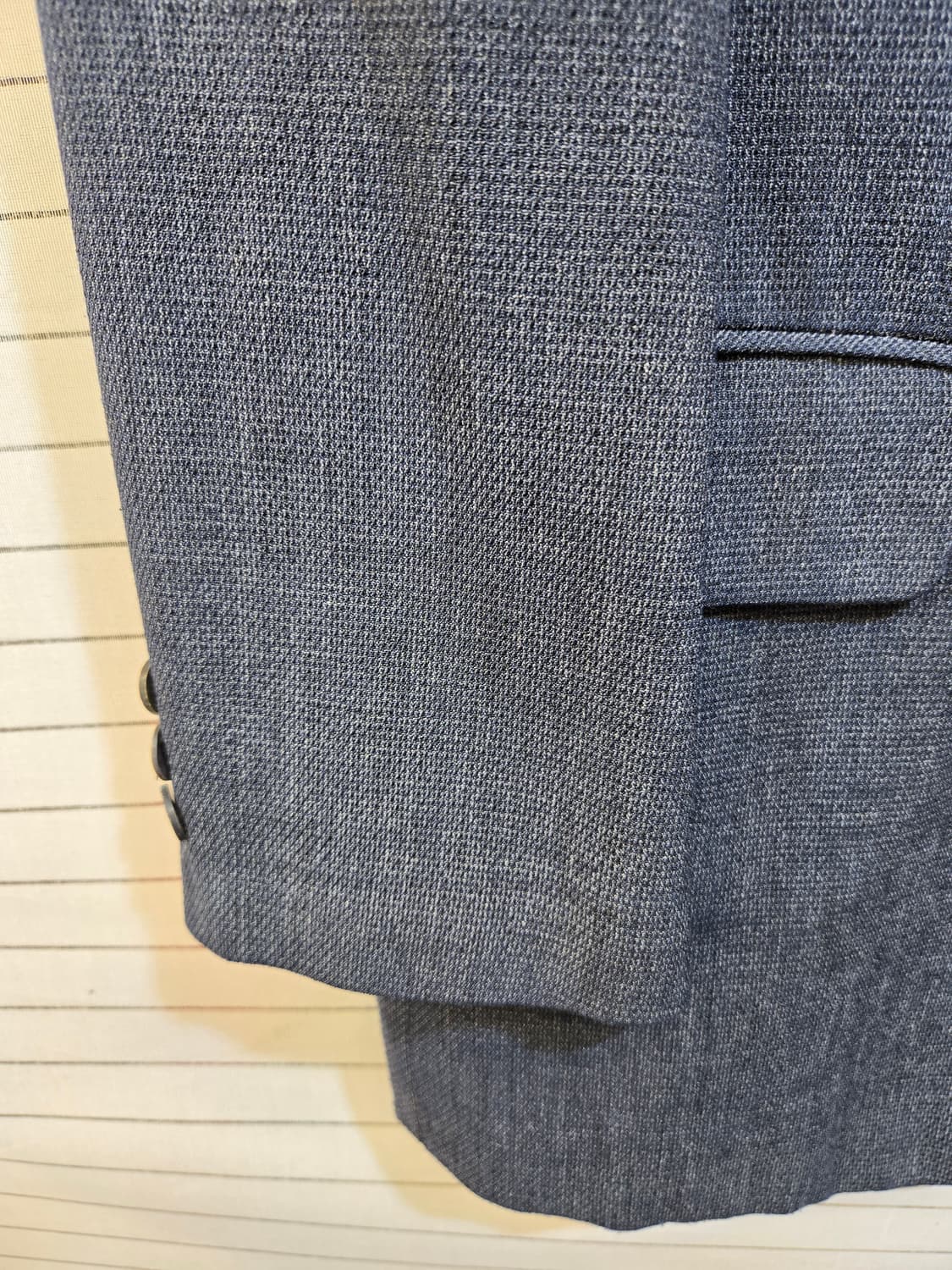 입생로랑 네이비 남성 정장 자켓 상품이미지4