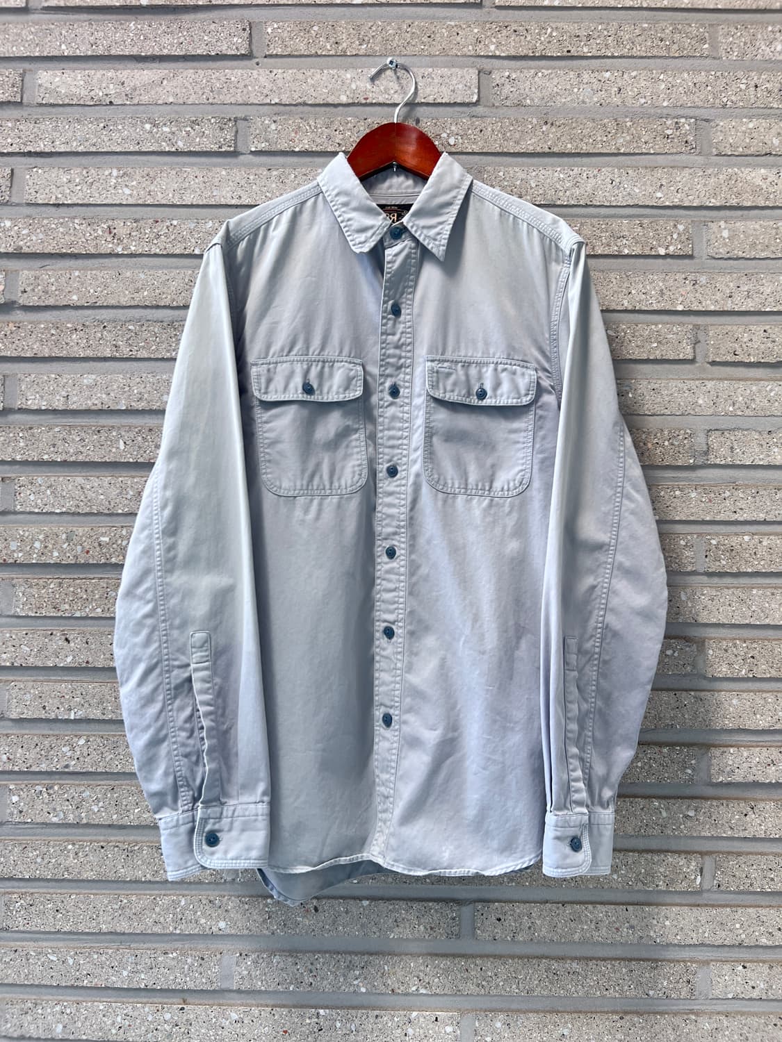 [S]RRL 더블알엘 Sons of RRL 더블 포켓 자수 워크 셔츠 상품이미지8