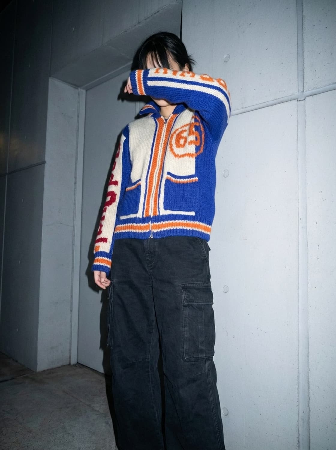 짐앤래리 65 니트 집업 가디건 상품이미지1