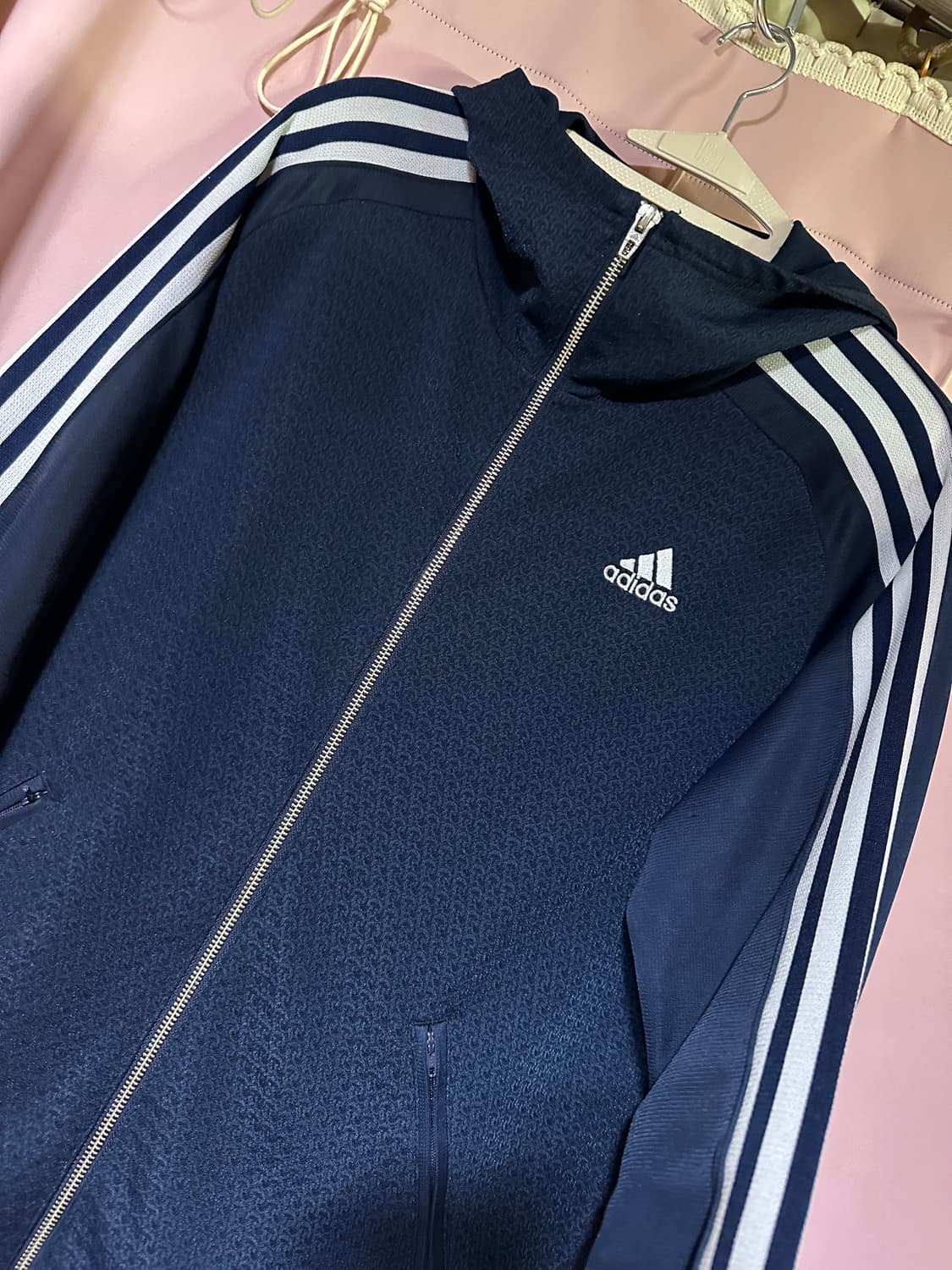 아디다스 후드집업 아디다스 삼선 네이비 집업 후집 상품이미지2