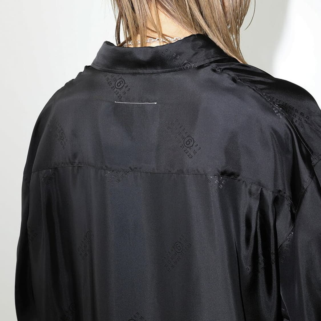 MM6 메종 마르지엘라 Maison Margiela 실크 셔츠 드레스 상품이미지2