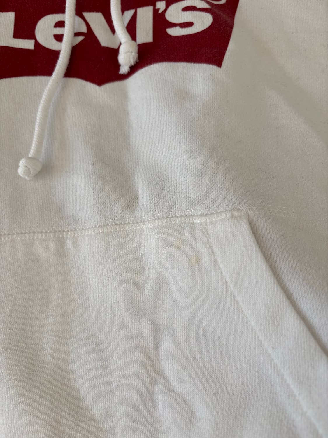 리바이스 화이트 로고 후드티 상품이미지3