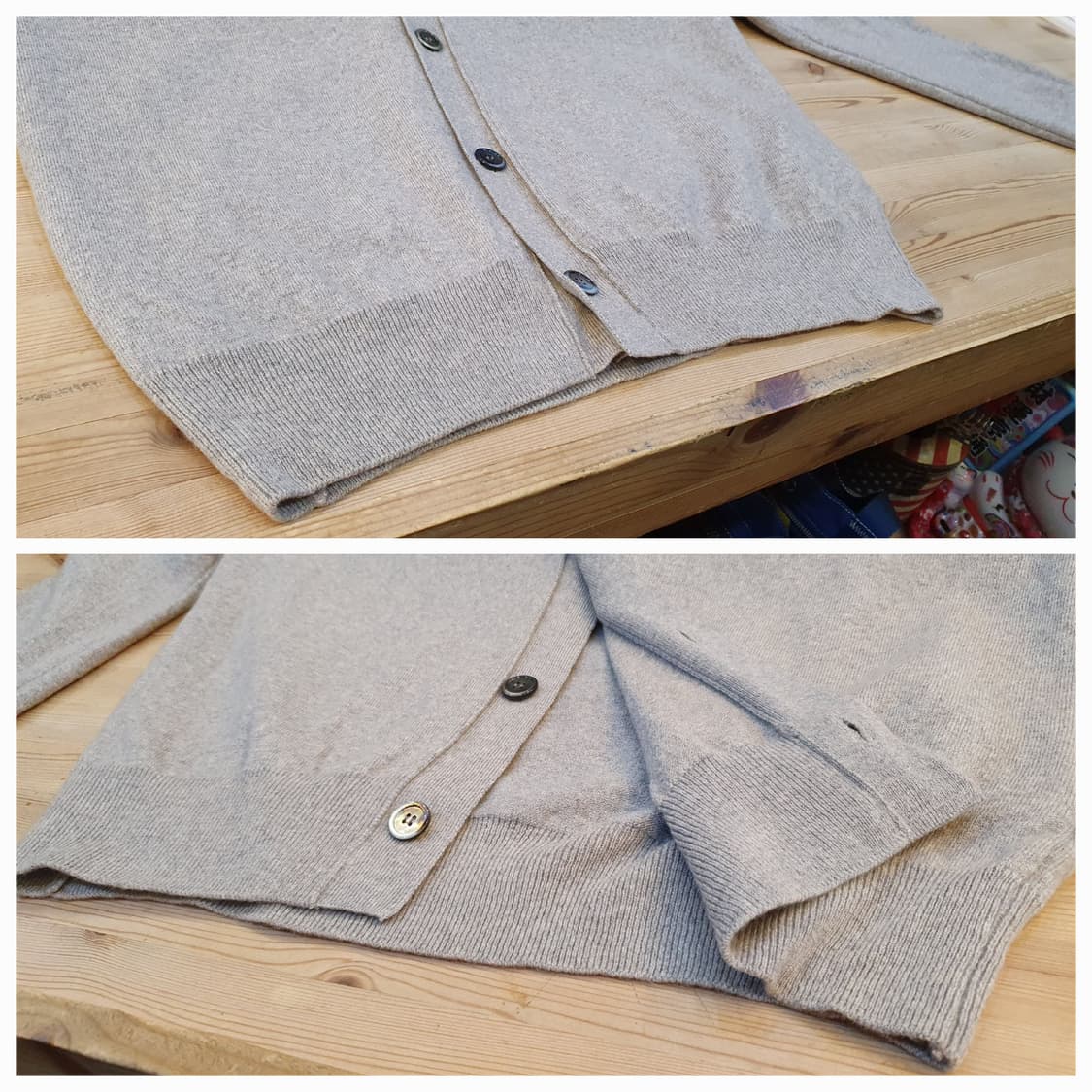 100.꼼데가르송 울 가디건 상품이미지5