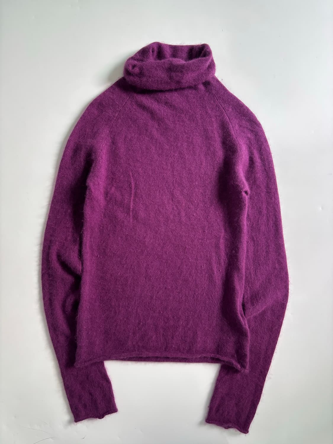 Y’s 요지야마모토 퍼플 터틀넥 니트 상품이미지5