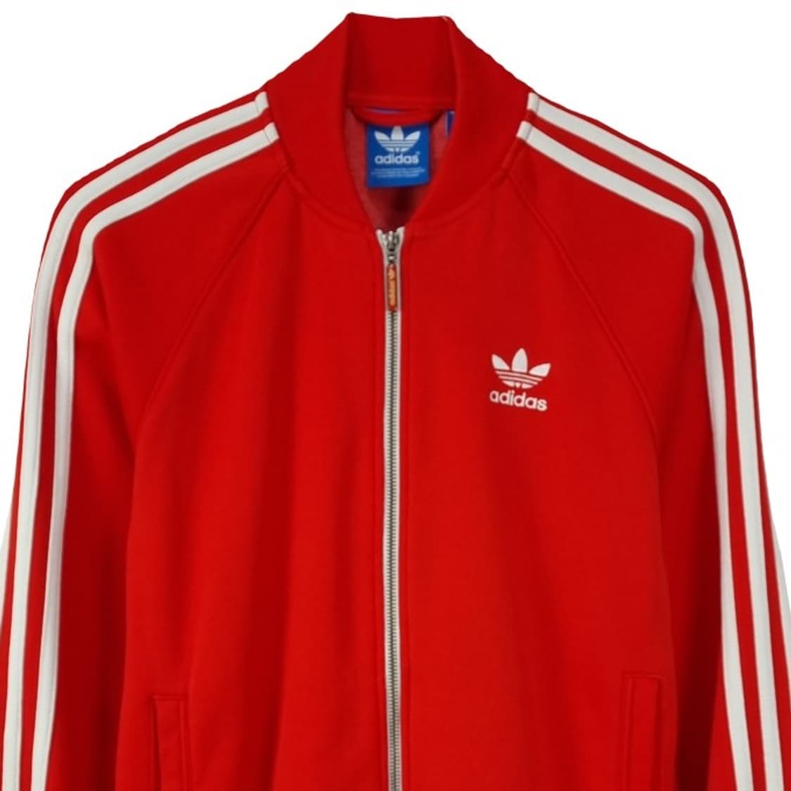 [아디다스] 슈퍼스타 져지 트랙탑 집업 자켓 레드 M19020 상품이미지4