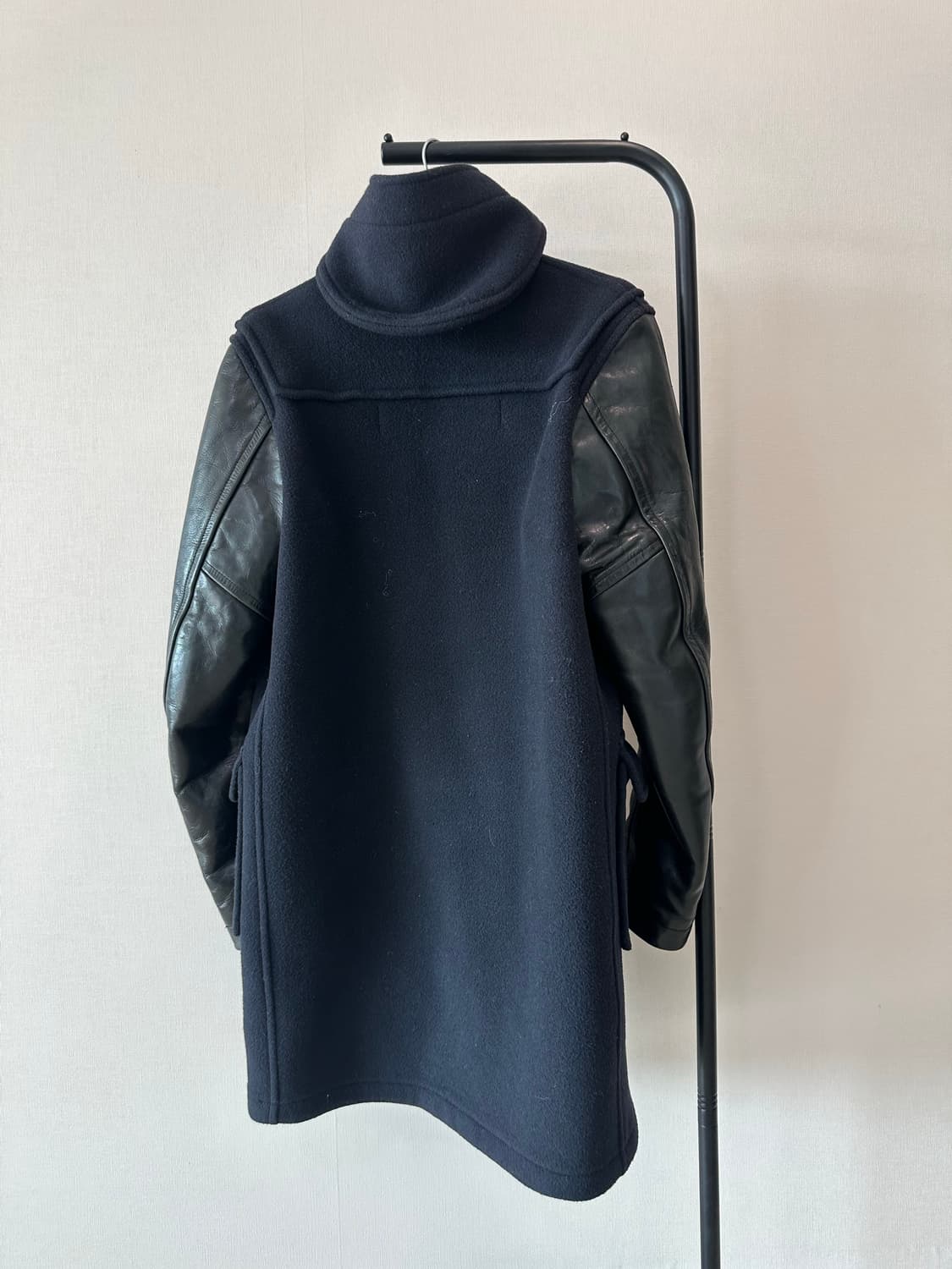 준야와타나베&글로버올 리얼 레더 더플 코트 상품이미지2