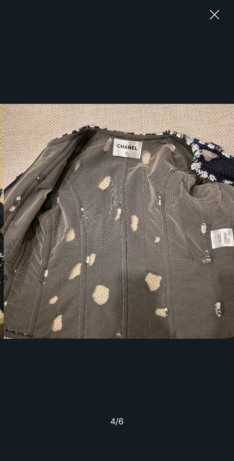 샤넬 트위드 자켓 38 급처 상품이미지4