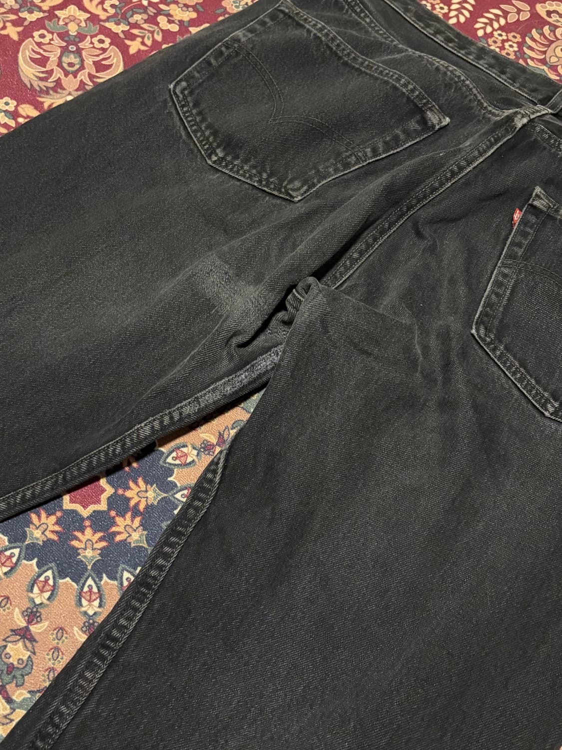 [38/32] 90’s 빈티지 리바이스 levis 501 0660 블랙 상품이미지4