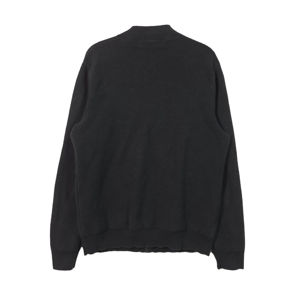 프레드페리 월계관 로고 블랙 니트 집업 가디건 L 상품이미지2