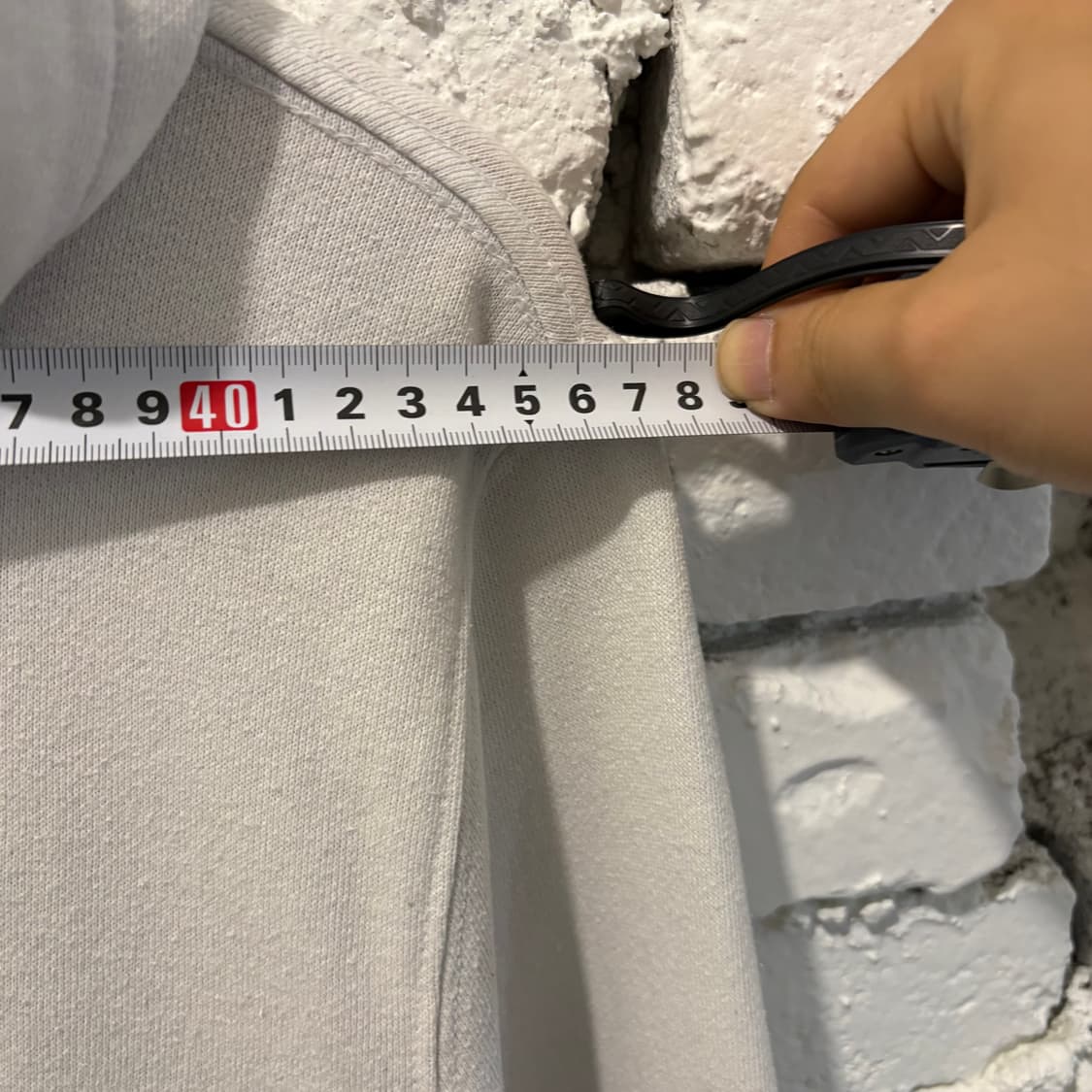 폴로 빈티지 화이트 후드집업 상품이미지5