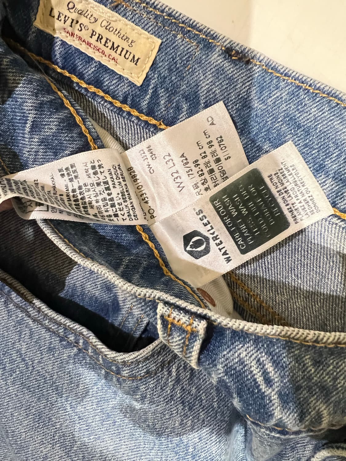 리바이스 517 32/32 사이즈 택만땐 새상품 판매 상품이미지10
