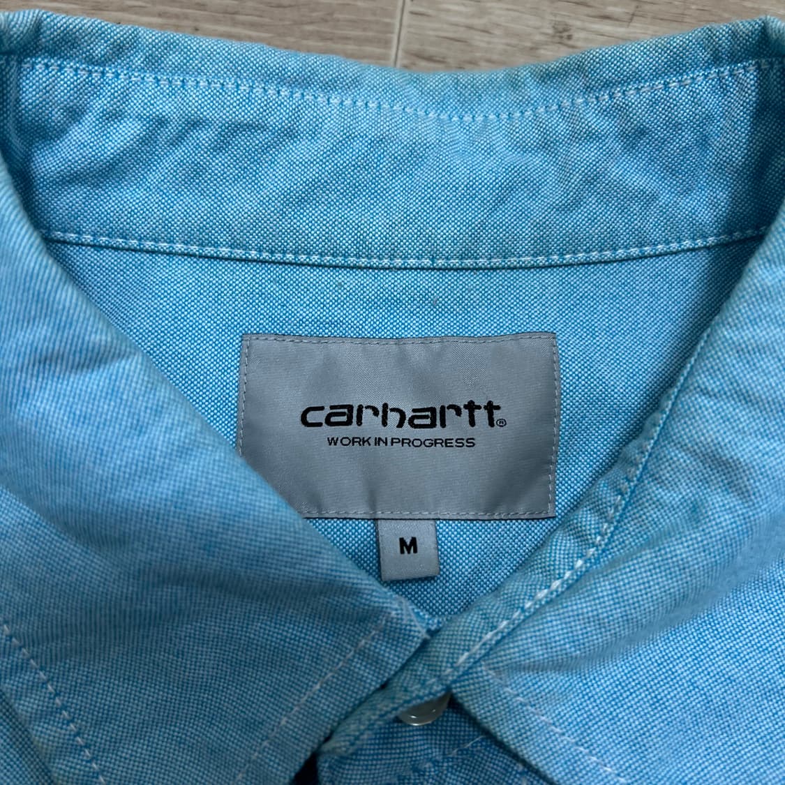 칼하트 WIP 포켓 메디슨 반팔 셔츠 [블루] M/95 상품이미지5