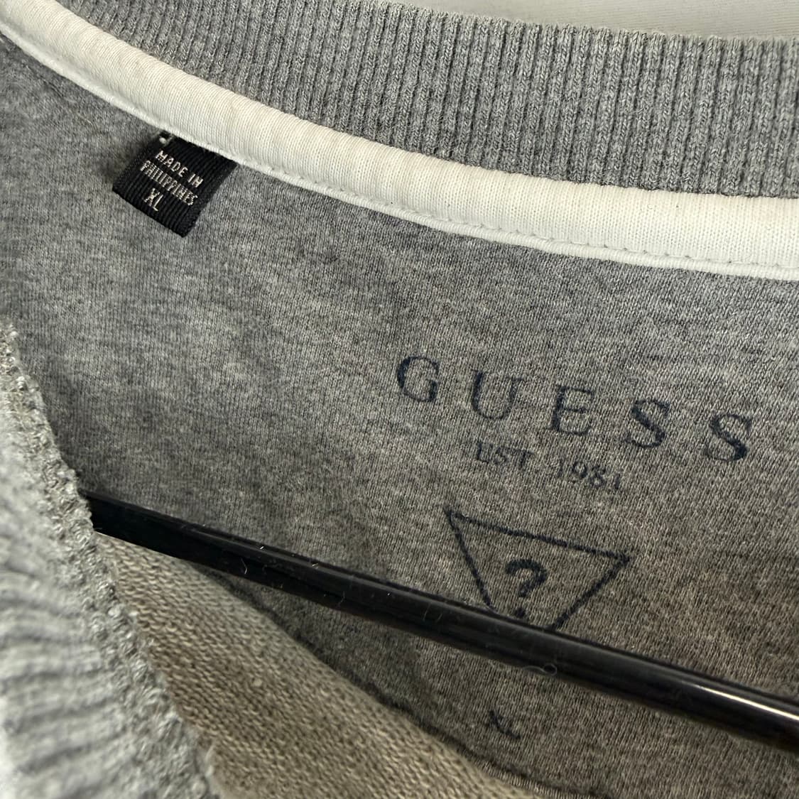 (XL) 게스 배색 맨투맨 상품이미지3