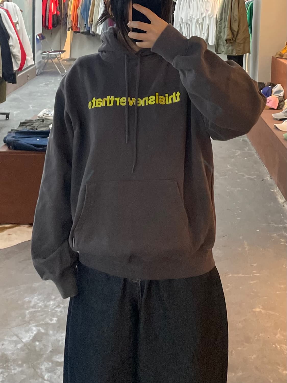 디스이즈네버댓 자수로고 후드티 H2151 상품이미지1