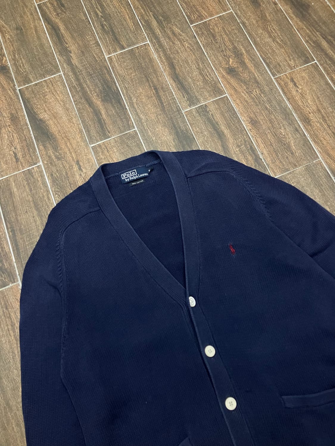 90s 폴로 랄프로렌 브이넥 오버핏 가디건 상품이미지4