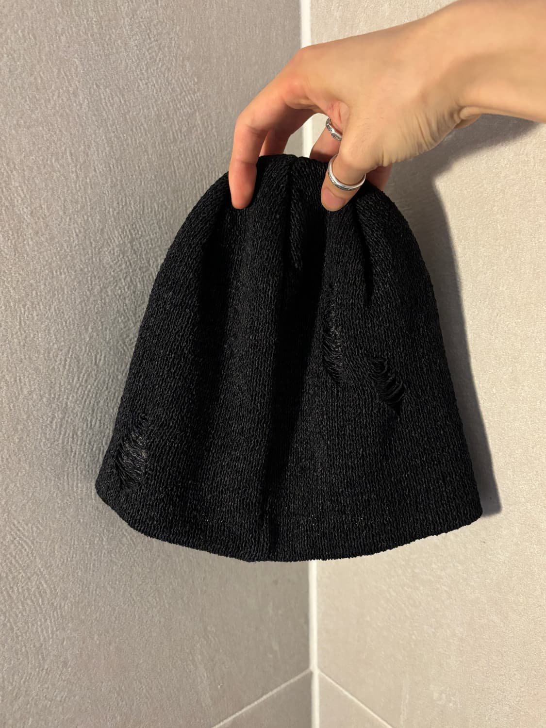 Ca4la 페이퍼 패브릭 그런지 비니 상품이미지2