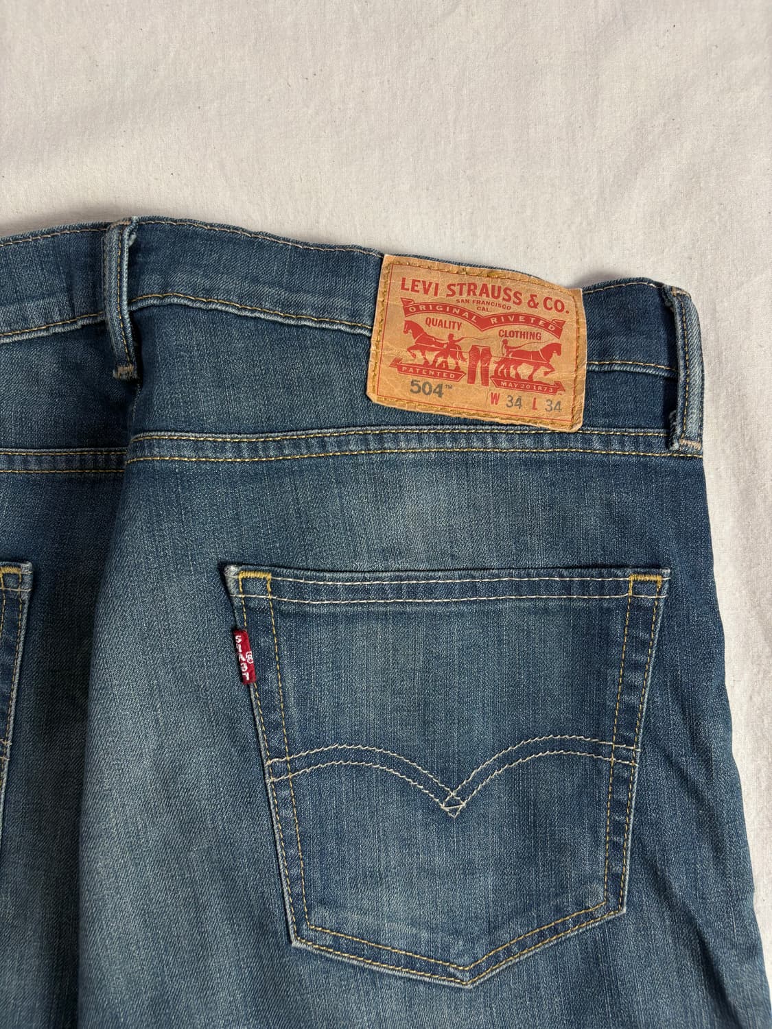 Levis 리바이스 504 데님바지 W34 L34 상품이미지3