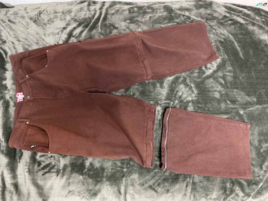 스타 팀 브라운 배기 데님 상품이미지3