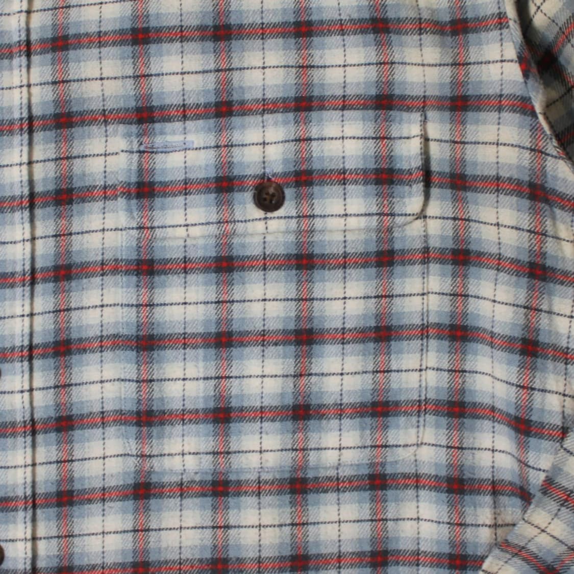 80's Polo 폴로 랄프로렌 (주)에스에치 라이트블루 체크 셔츠 상품이미지2