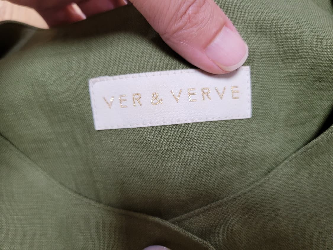 버앤버브(VER&VERVE) 린넨자켓 55-66  상품이미지5