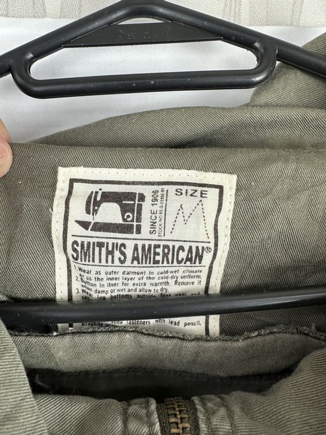 [M] SMITHS AMERICAN 코튼100% 데님야상 집업자켓 상품이미지5
