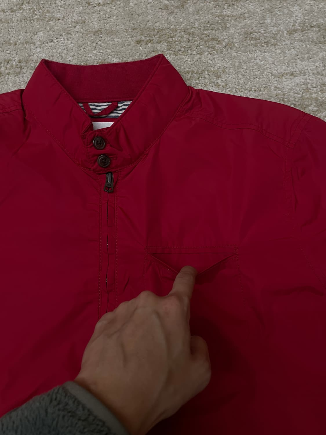 [L] 00s GAP 갭 나일론 해링턴 자켓 상품이미지3