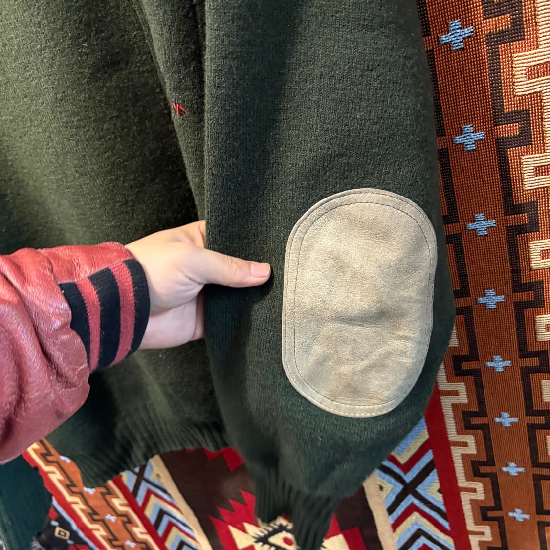 버버리 90‘s 코만도 엘보패치 니트 상품이미지6