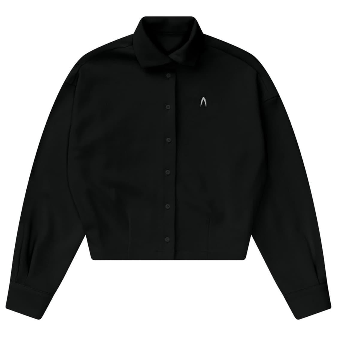 아캄 프린티드 크롭 자켓 블랙 상품이미지3