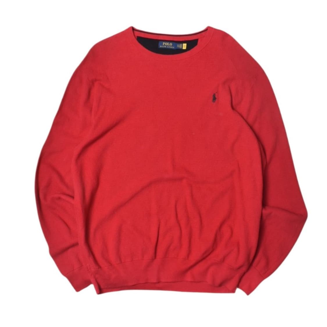 폴로 랄프로렌 큐알 와플 니트 맨투맨 XXL  N1322 상품이미지2