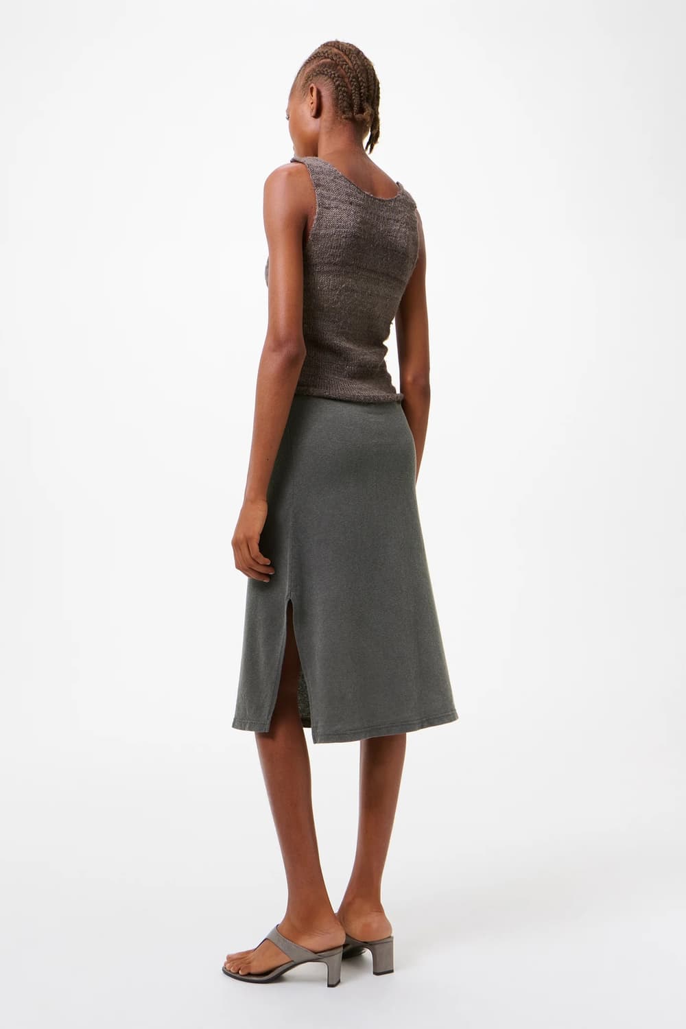 [34,36]아워레가시 26ss PICNIC 스커트/그레이 상품이미지3