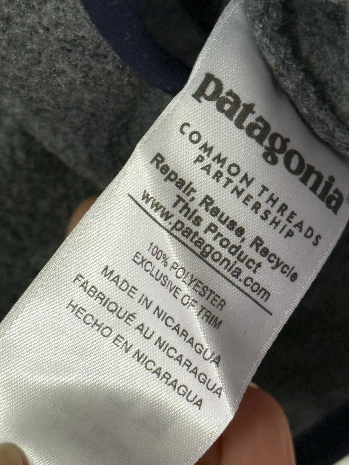 파타고니아 신칠라 니켈 네이비 M 상품이미지4