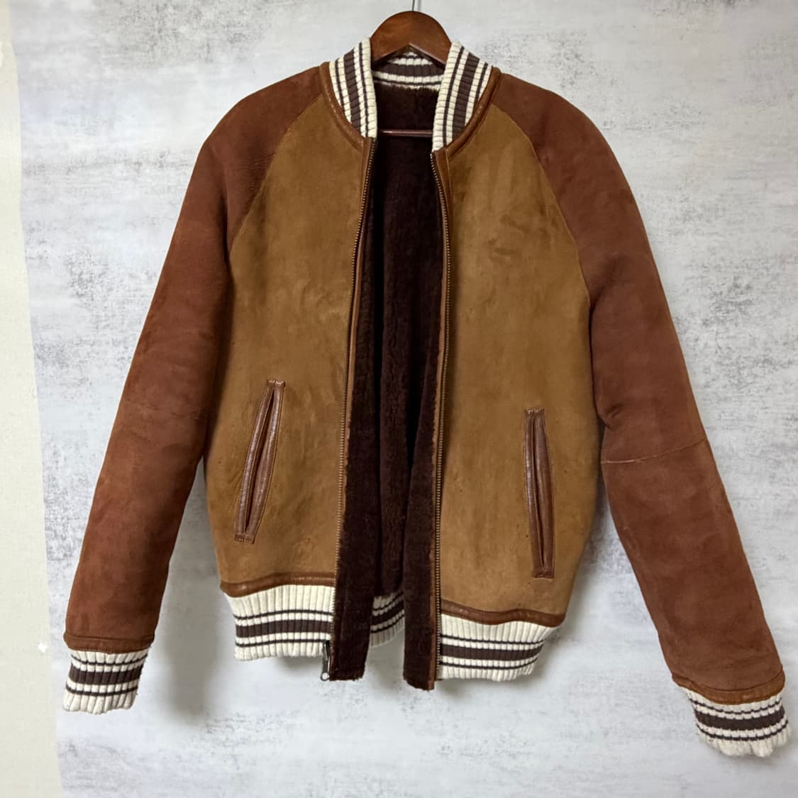 자라 양털 리버서블 무스탕 상품이미지3