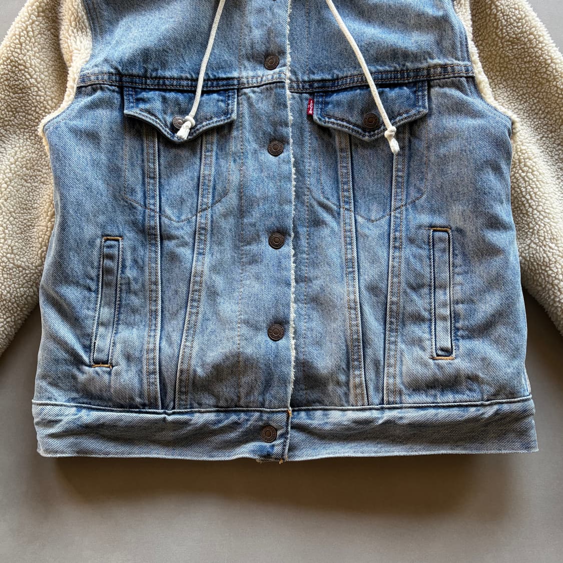 [S]리바이스 프리미엄 Big E 쉐르파 플리스 데님 자켓 상품이미지4