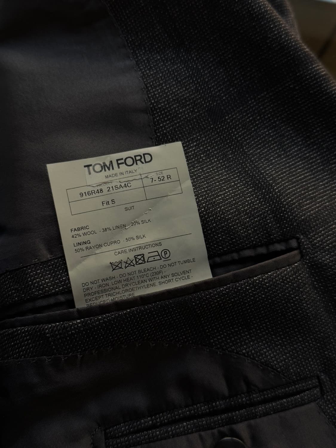 톰포드 테일러드 자켓 105 상품이미지9