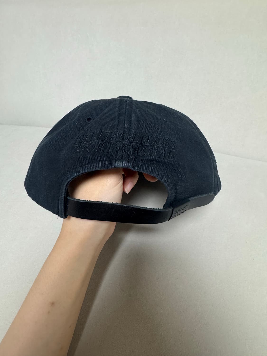 헤리티지플로스 모자 블랙 상품이미지2