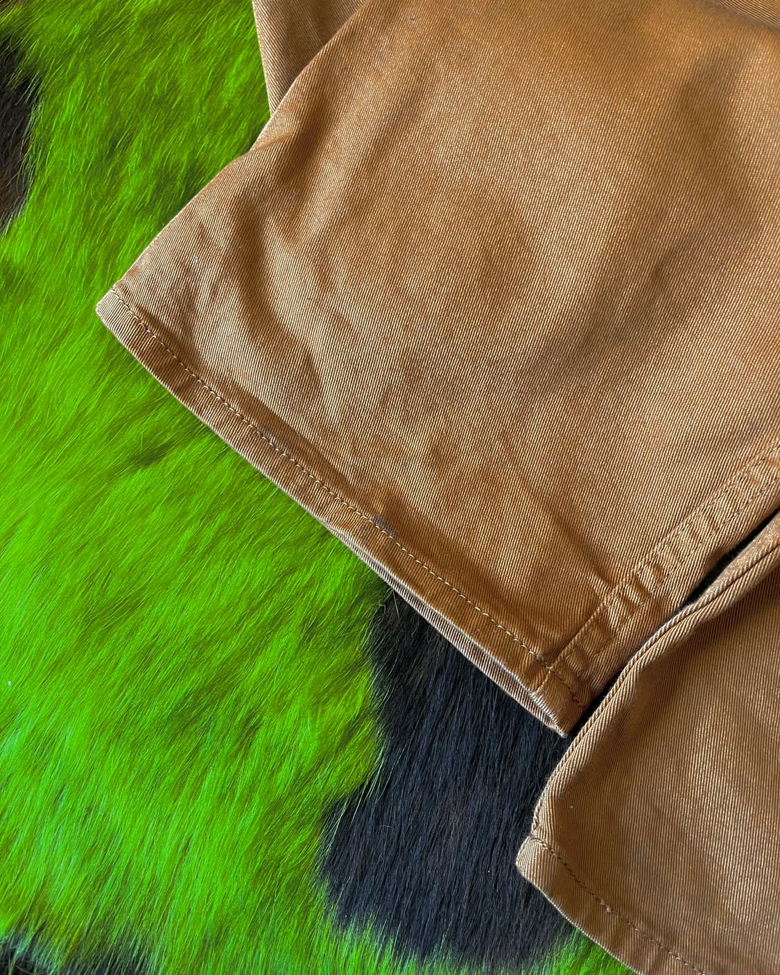 BEAMS Relaxed Camel Cotton Chino Pants 상품이미지10