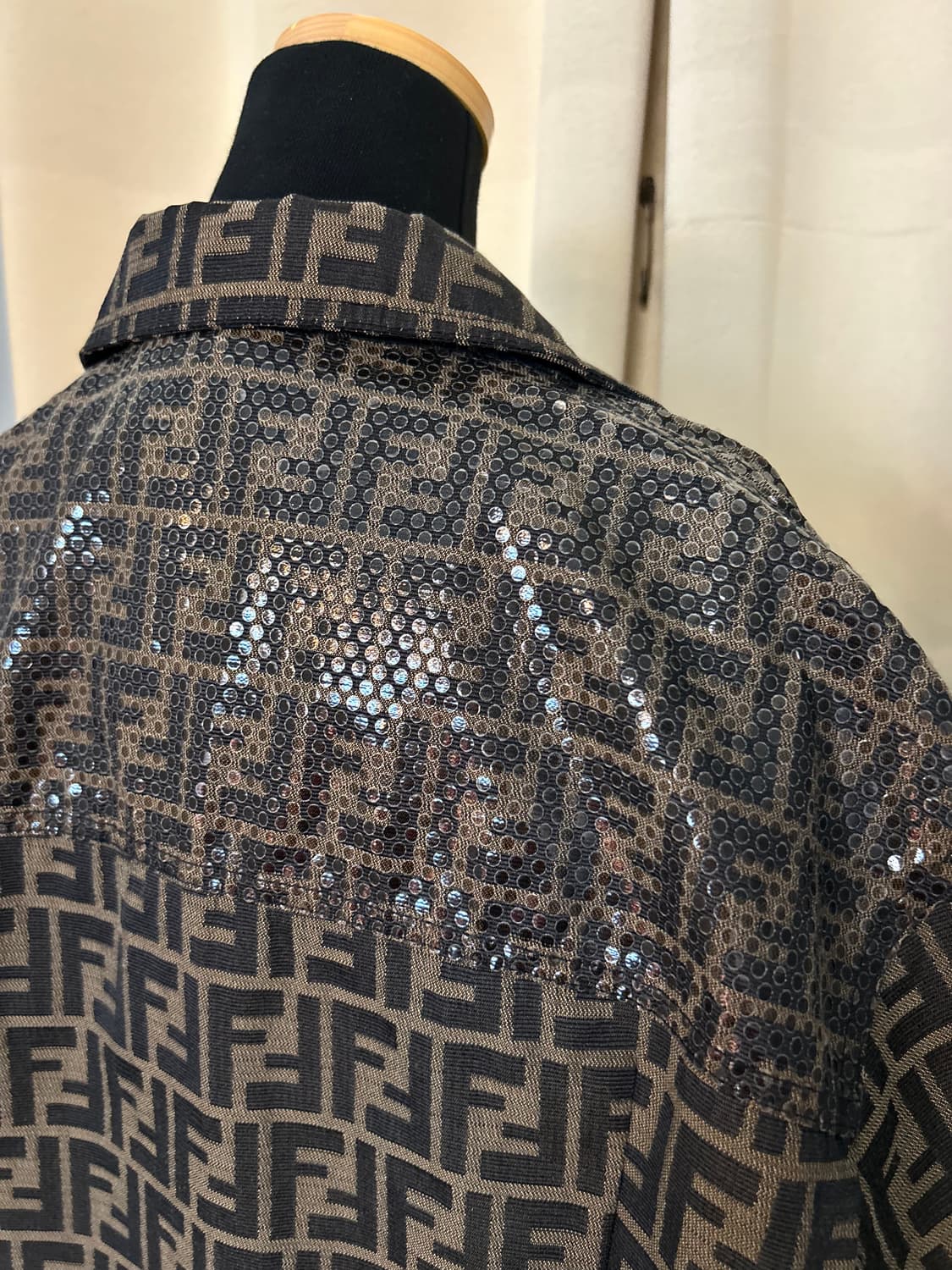 FENDI 펜디 90's FF자카드 톤온톤 스티칭 자켓 상품이미지7