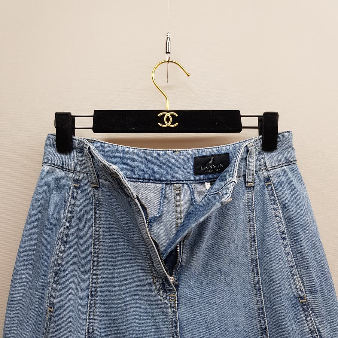 한섬 랑방 2021 세미 와이드 청바지 64-94사이즈 상품이미지2