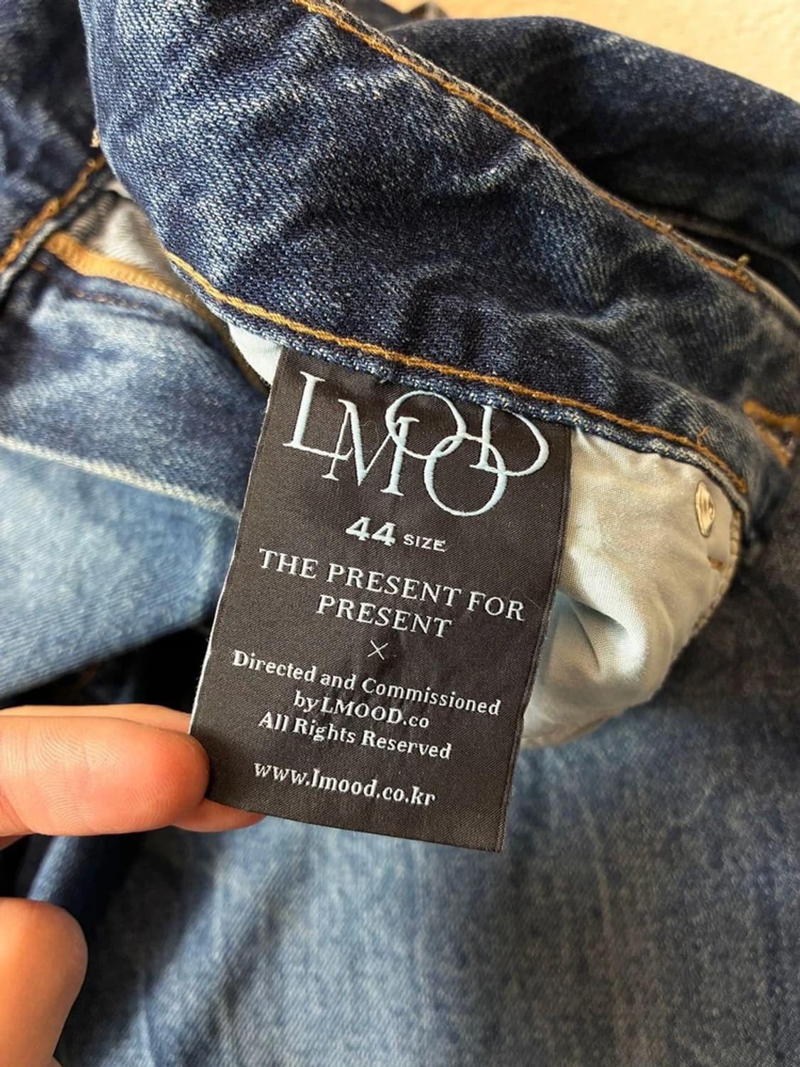 엘무드 LMOOD 워싱 와이드 데님 팬츠 PN6971 상품이미지8