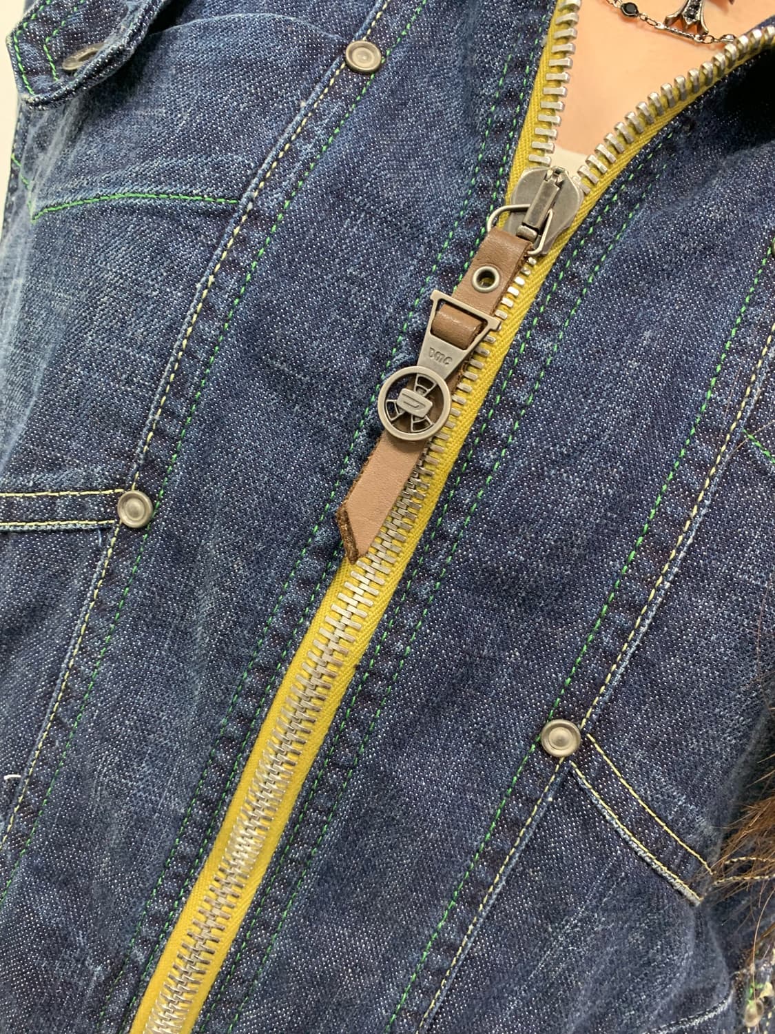 [DIESEL] 디젤 y2k 레터링 데님자켓 상품이미지4