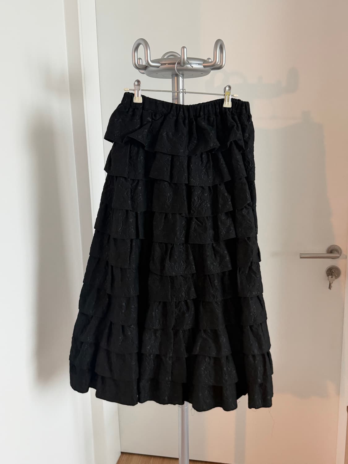 Comme des Tao 캉캉 플라워 쟈카드 스커트  상품이미지1