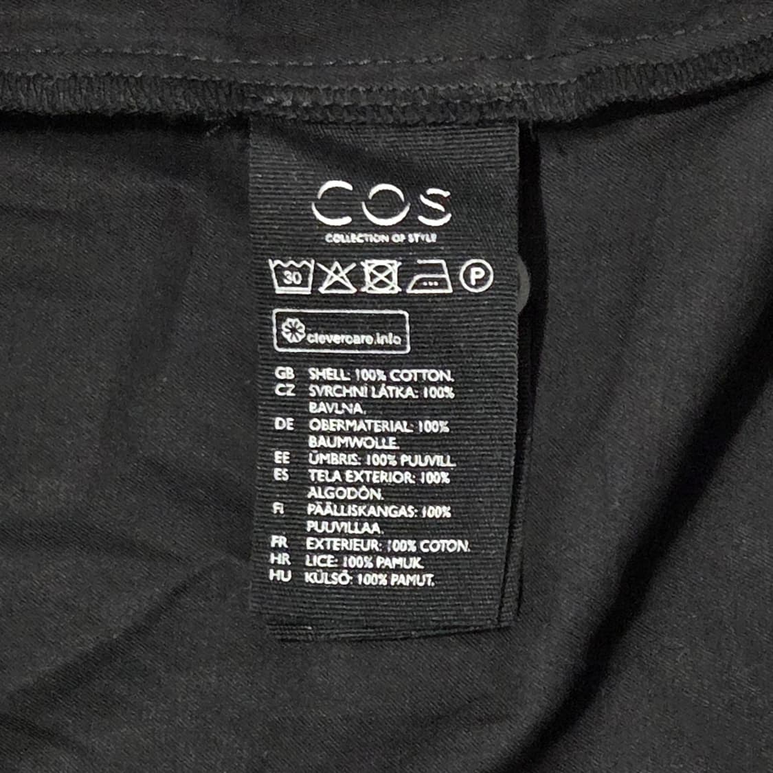 Cos 코스 블랙 퍼프 셔츠 드레스 상품이미지4