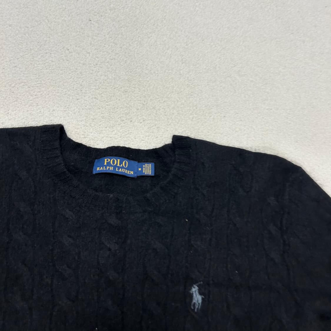 Polo Ralph Lauren black cashmere knit 상품이미지6