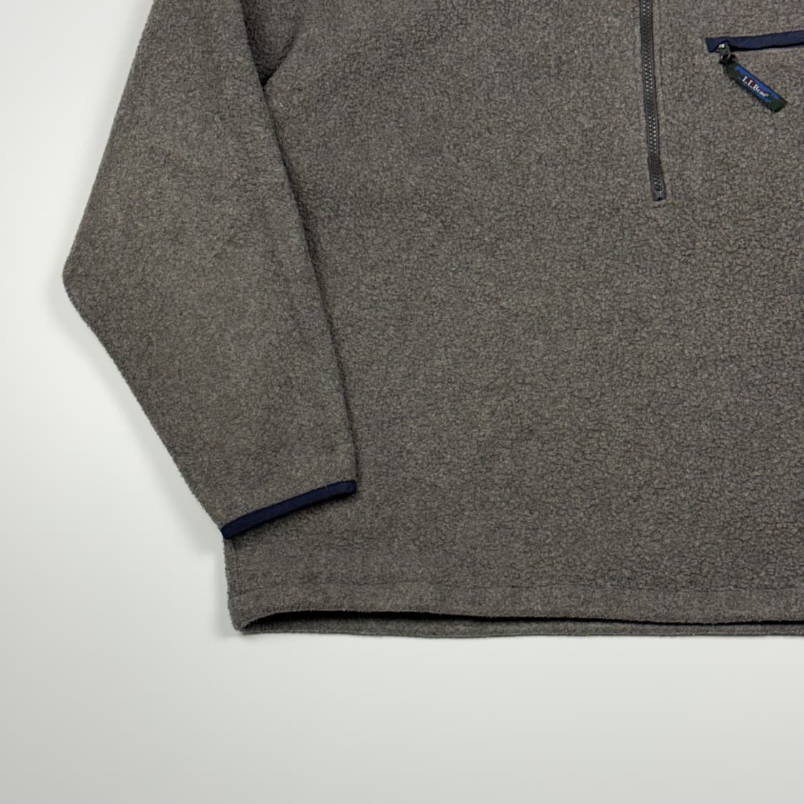 (110) 80s 엘엘빈 플리스 풀오버 차콜 상품이미지4