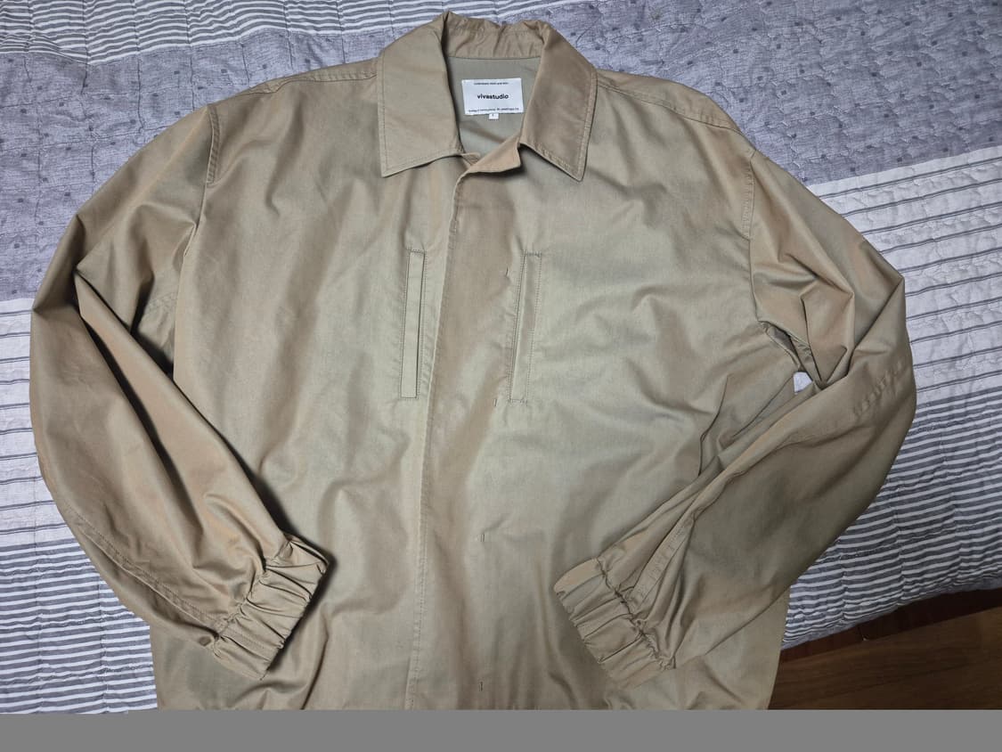 비바스튜디오 코튼 블루종 자켓 해링턴 스윙 워크 상품이미지1