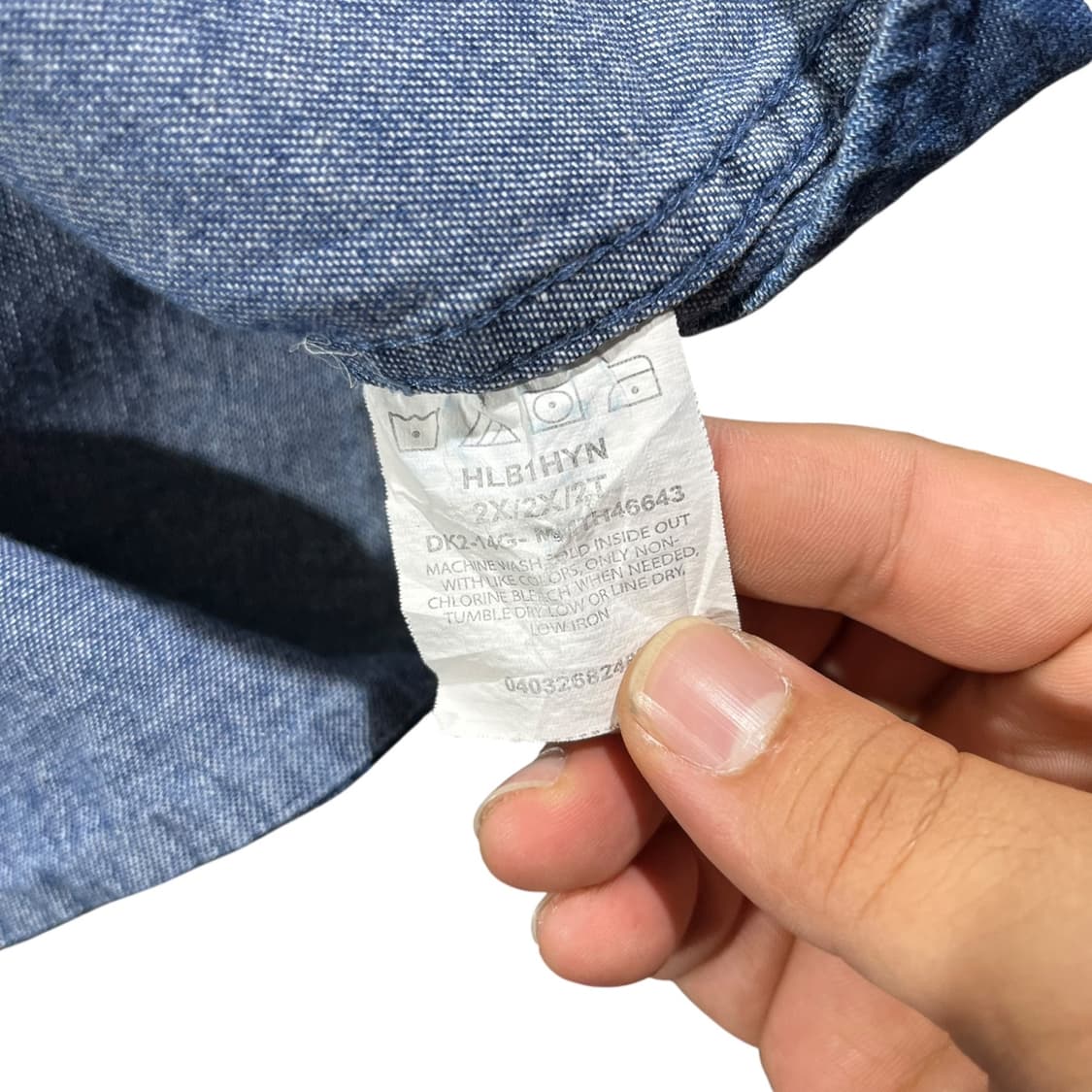 [Wrangler] 랭글러 투포켓 데님셔츠 상품이미지4