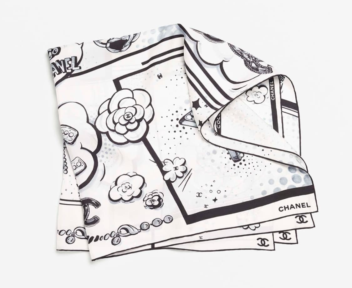 샤넬 스퀘어 스카프 상품이미지1